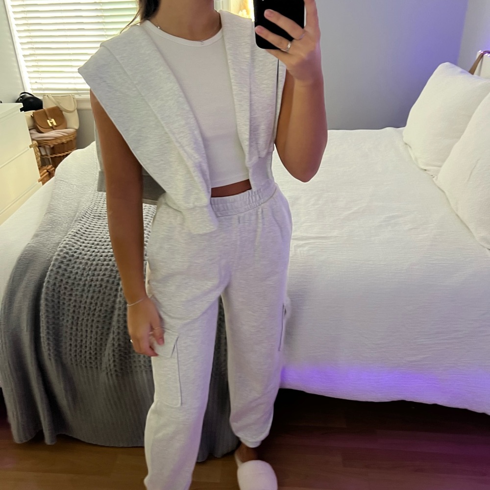grey sweat set